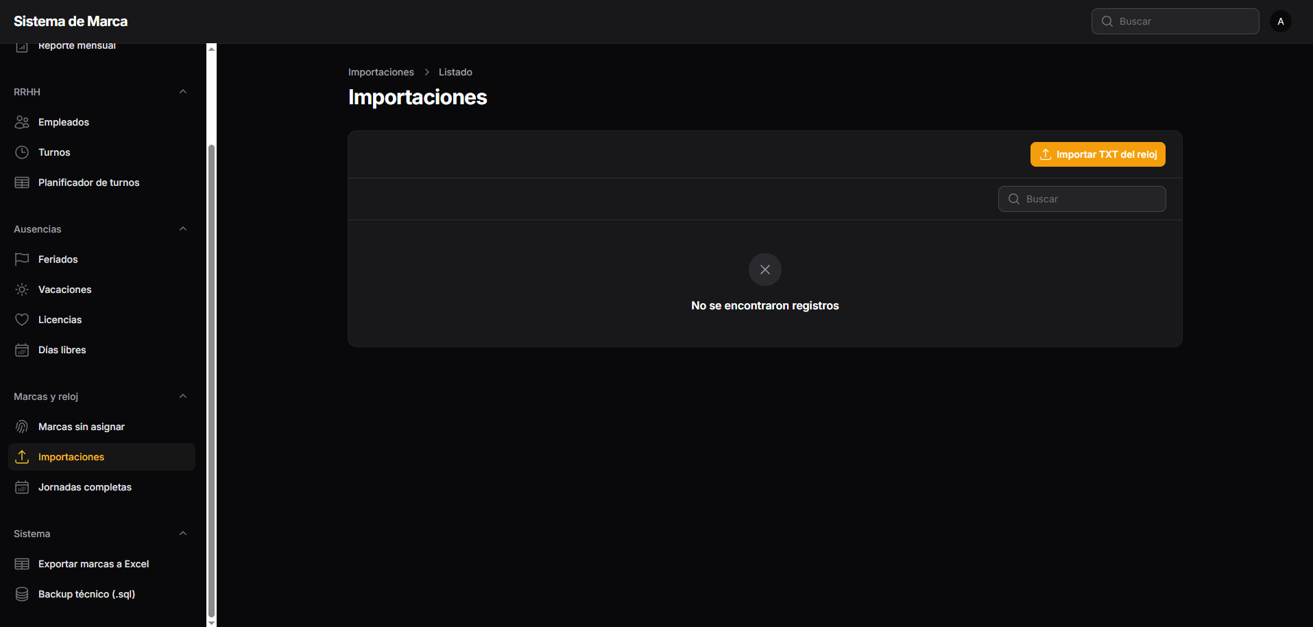 Importación